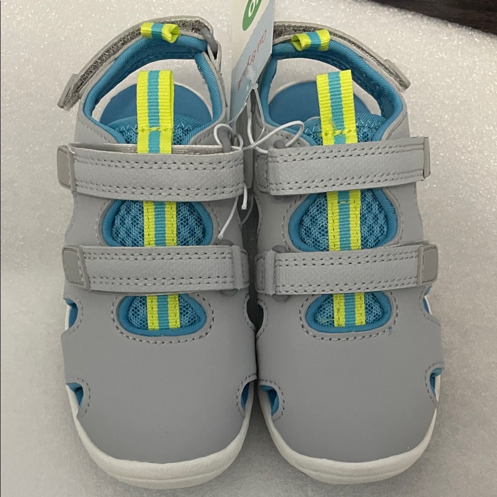 Cat & Jack Gray and Blue Kids Sandals